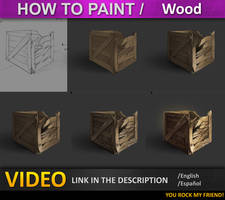 how to paint in photoshop Wood