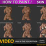HOW TO PAINT SKIN TUTORIAL