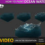 tutorial ocean water , agua de mar