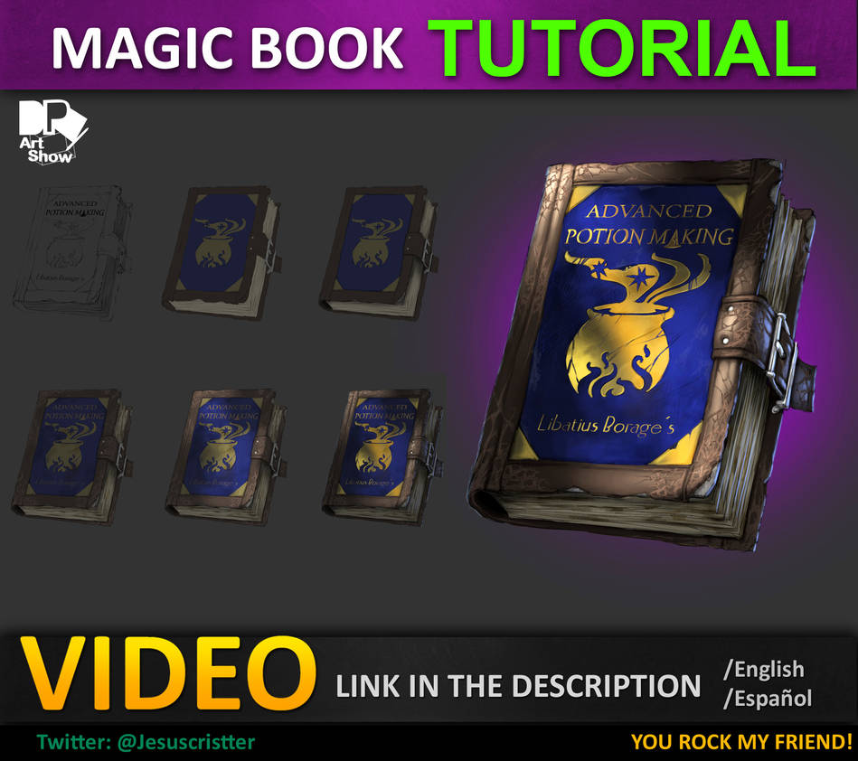 TUTORIAL magic book by JesusAConde on DeviantArt