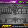 Creating a Video Game HUD tutorial