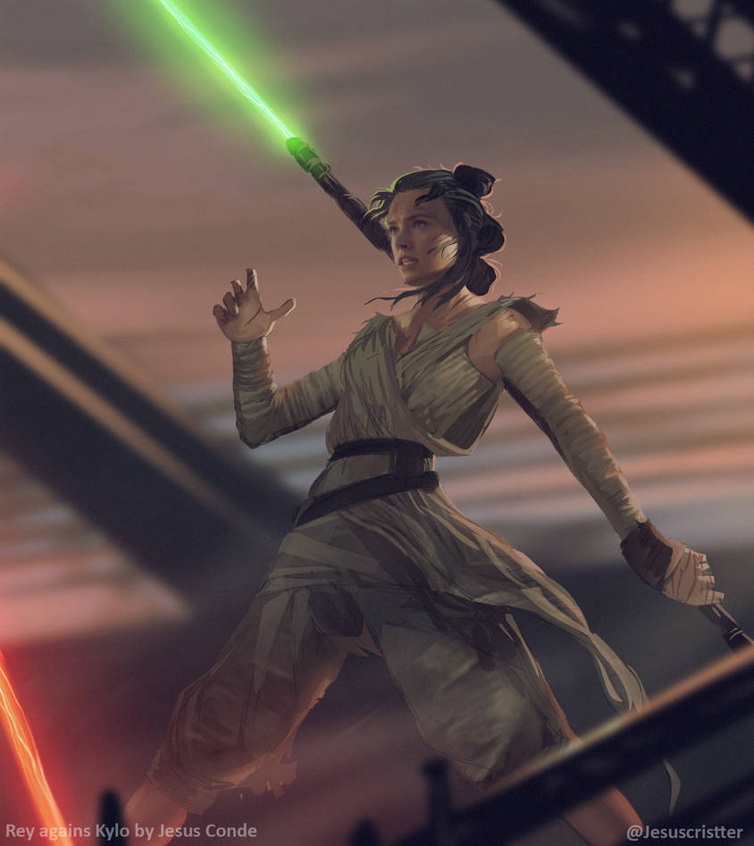 Rey , the force awakens by JesusAConde