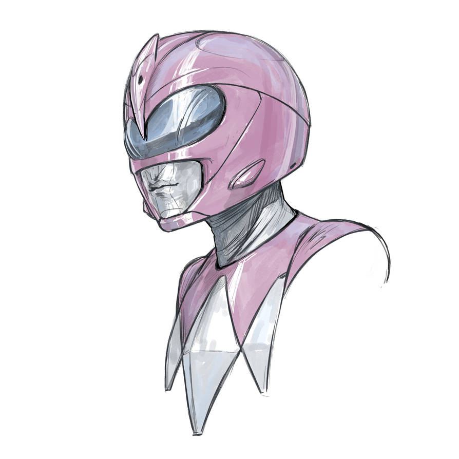 Pink Ranger Side View Pink Ranger by JesusAConde on DeviantArt