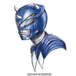 Billy the Mighty Morphin Blue Ranger - Triceratops