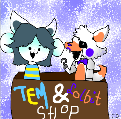 Tem and Lolbit shop - FNaF World and Undertale by yasmik on DeviantArt