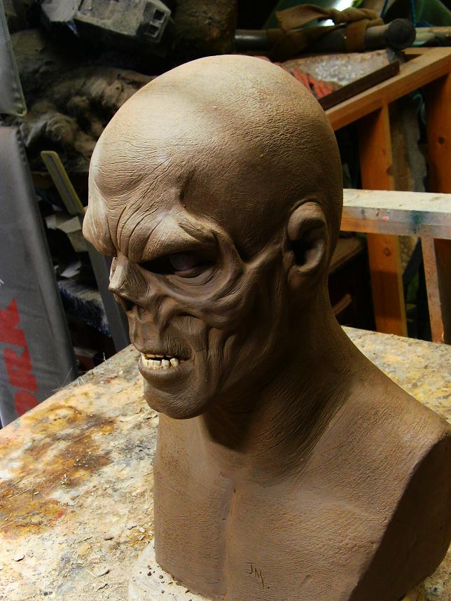 The Red Skull Sculpt Finished 2