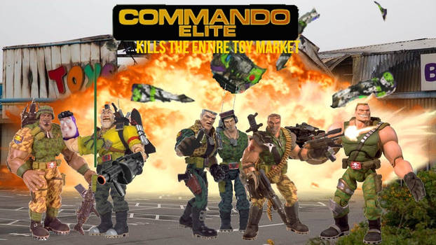 Commando elite kills the toy market poster