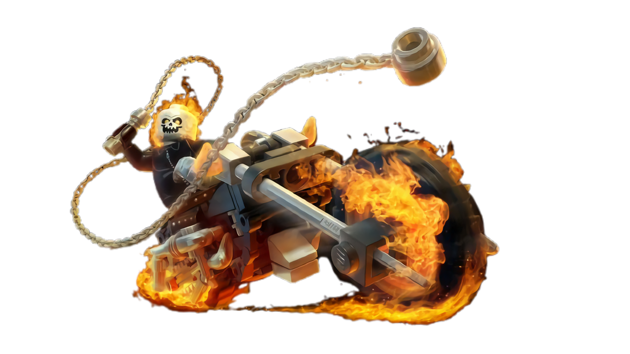 Lego Ghost Rider First Transformation Lego Ghost Rider Render by 3nriqu on DeviantArt