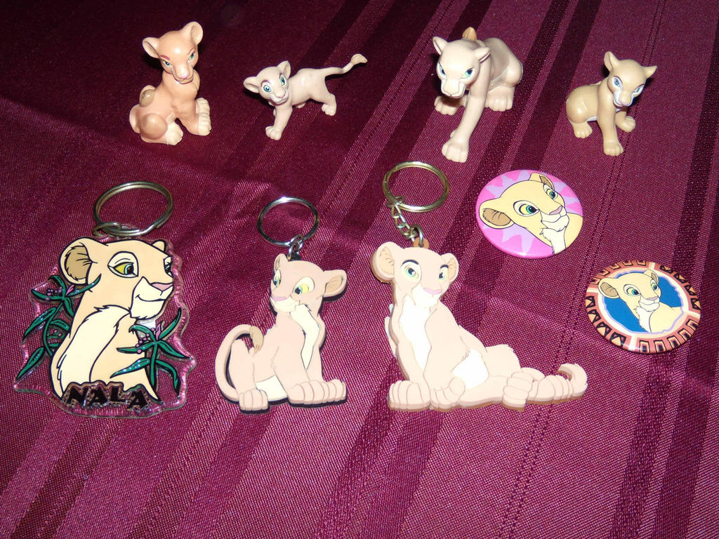 Nala Keychains and Buttons