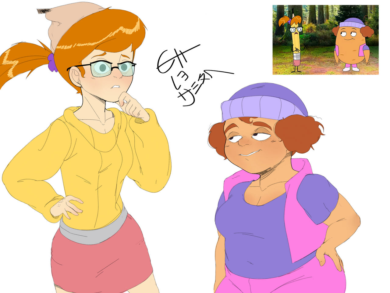 RPS-Pencil and potato by Cii-aka-Color1t on DeviantArt