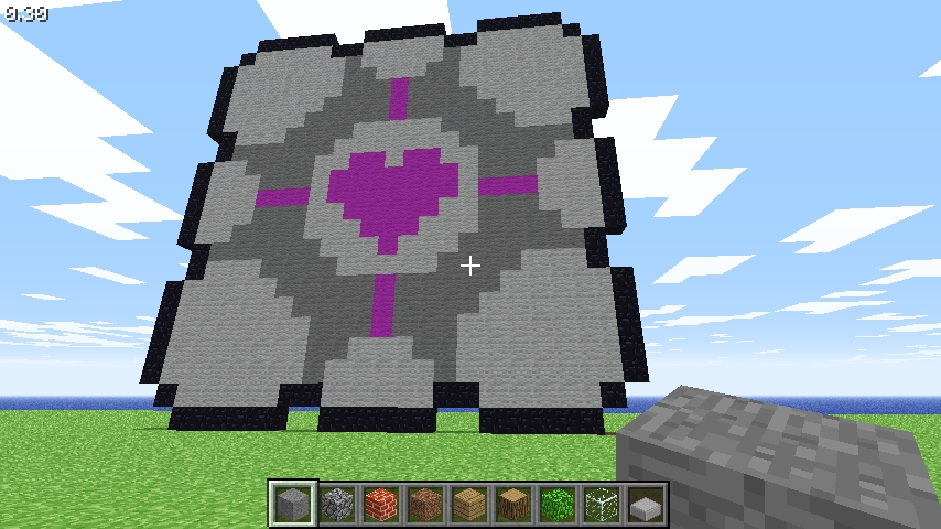 Companion Cube Minecraft by lolcat32 on DeviantArt