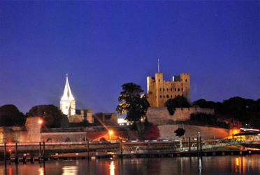 Rochester Castle by Night