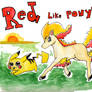 red like ponyta's...