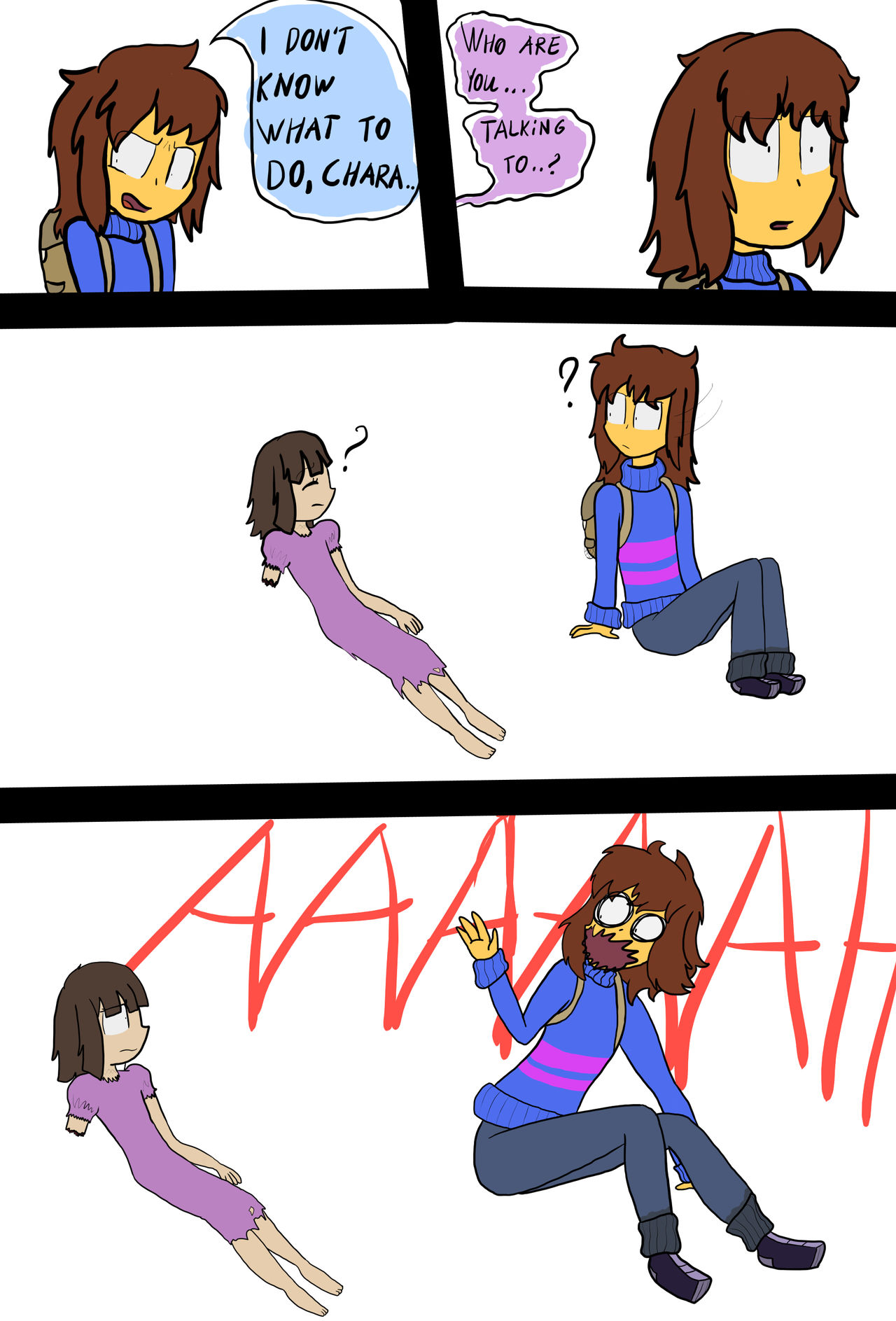 Fallbacktale Frisk HorrorTale: Frisk Returned! by DarkMoon006 on DeviantArt