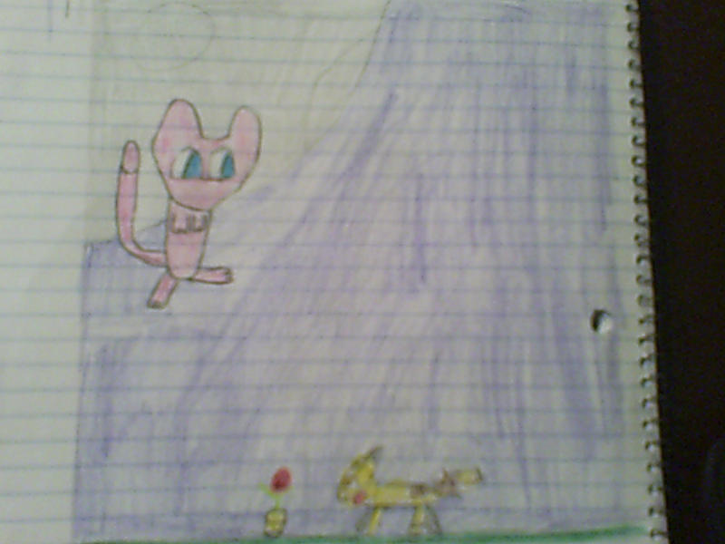 Contest Entry-Pikachu and Mew by Pikalover21 on DeviantArt