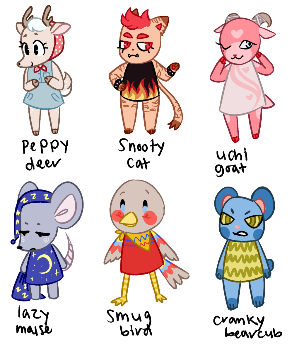 Animal Cross Adopts by deadmansvolley on DeviantArt Animal Cross Adopts by deadmansvolley on DeviantArt