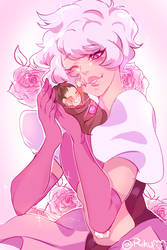 Pink Diamond and baby Steven