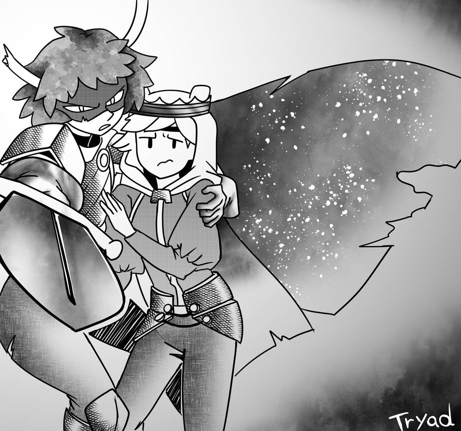 Human Prince Huntress Knight and Finn the Human Prince by TrueMahogany on DeviantArt