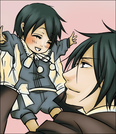 Ciel baby And Earl Vincent Phantomhive