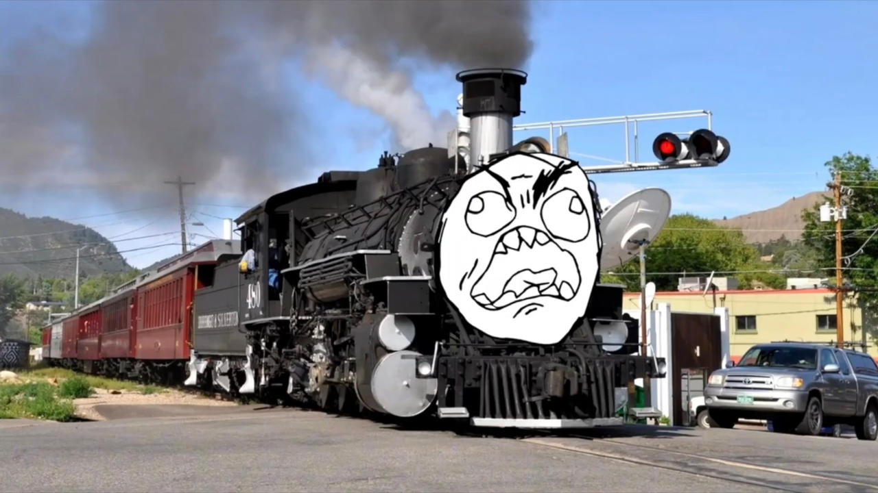 Angry Rail Rage Train by ThatJacobGuy50 on DeviantArt