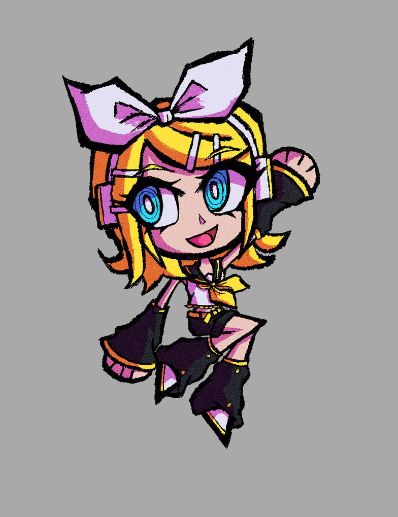 Chibi Rin Fanarrt Chibi Rin Kagamine by octobubby on DeviantArt