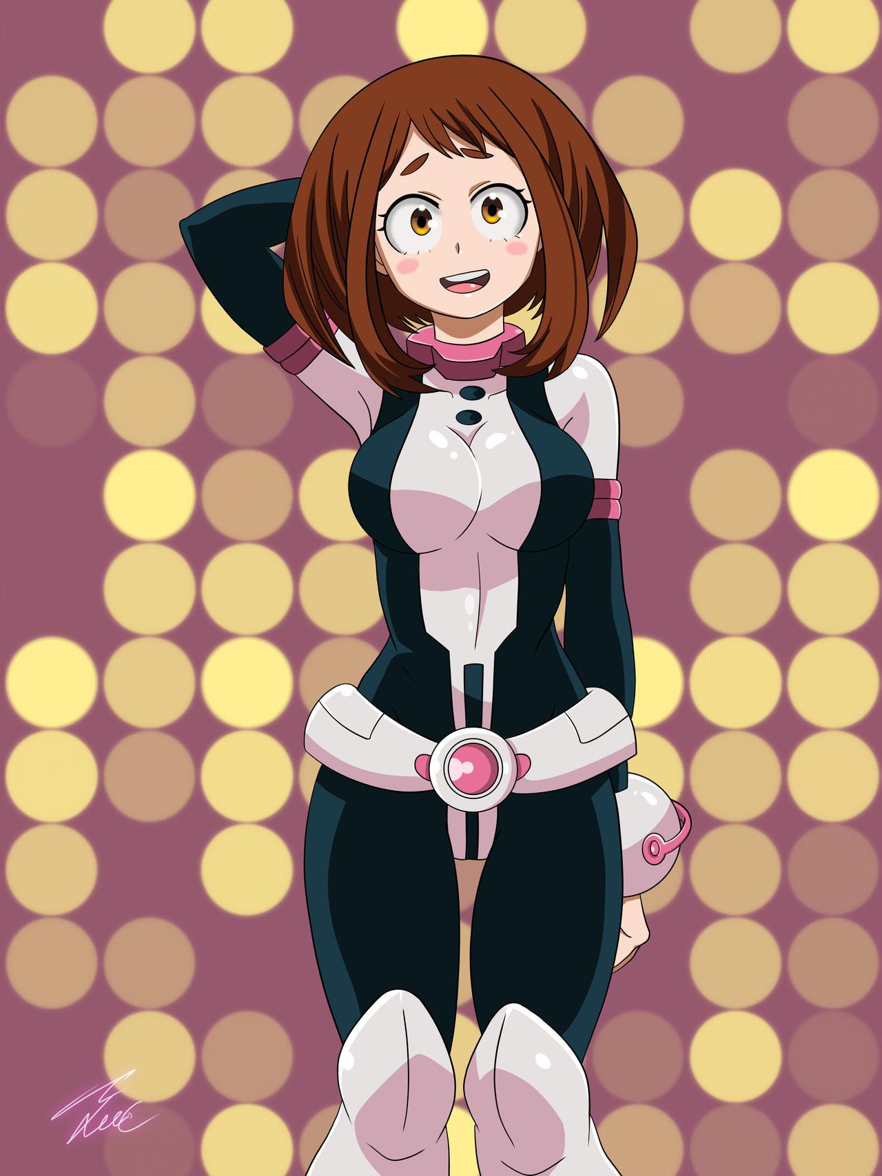 Ochaco uraraka by Unique-Shadow on DeviantArt