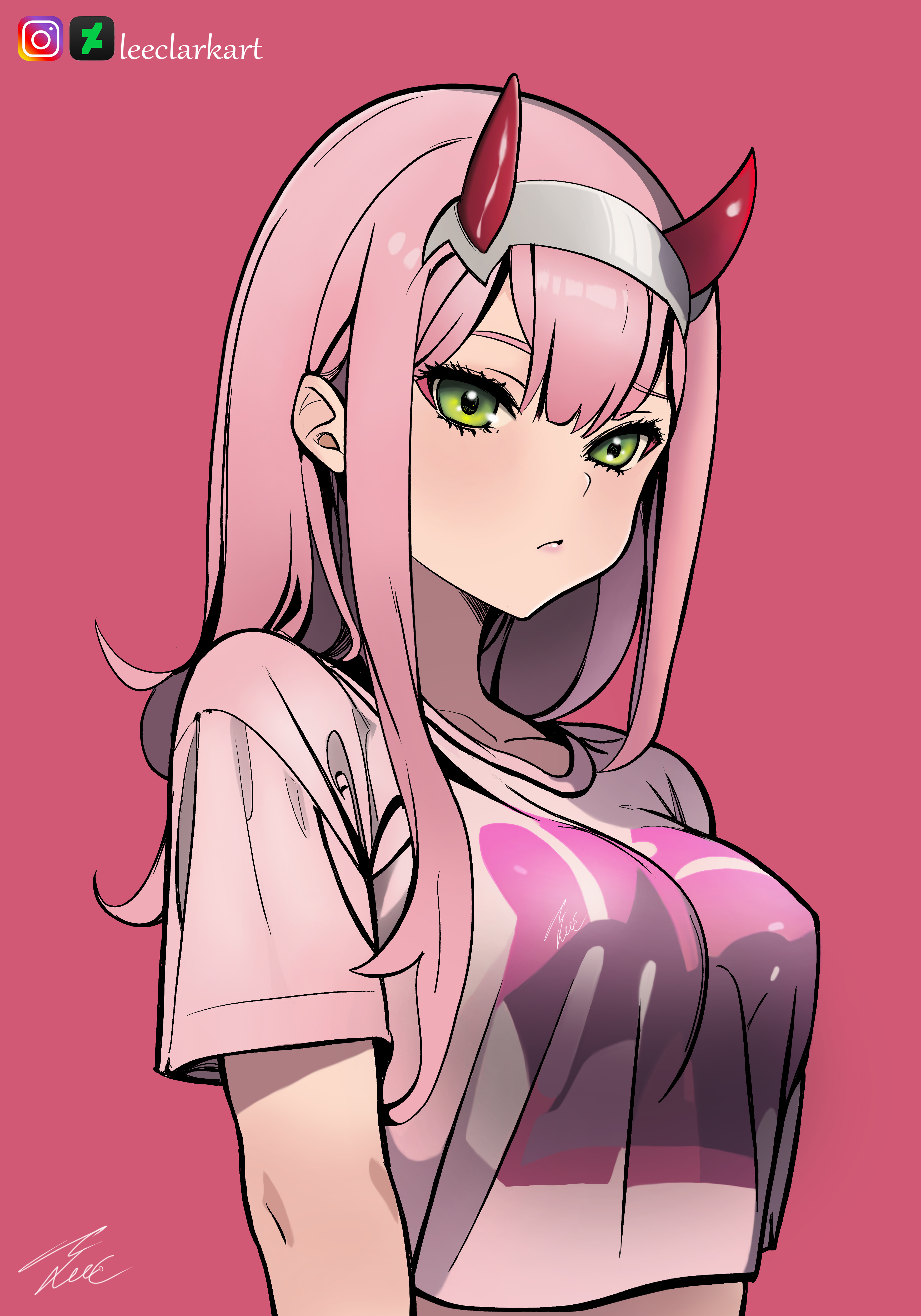 Zero Two Driver Deviantart Zero two by Leeclarkart on DeviantArt