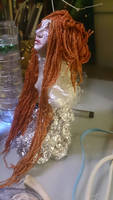 Ginger pink eyed female doll process 5