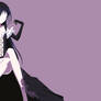 Kuroyukihime - Accel World Minimalist Wallpaper