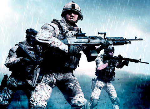 Combating in a Storm, its what Marines do