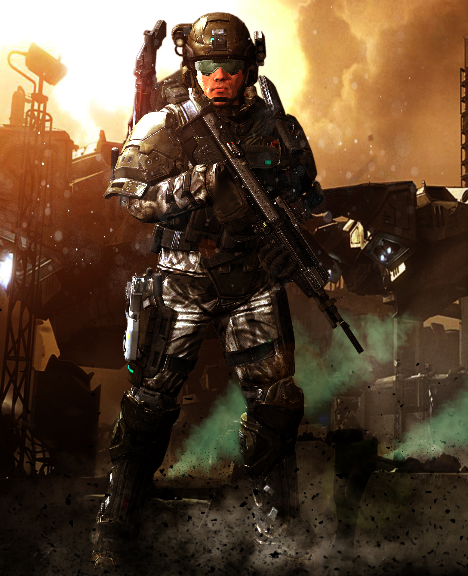 UNSC Army Trooper by LordHayabusa357 on DeviantArt