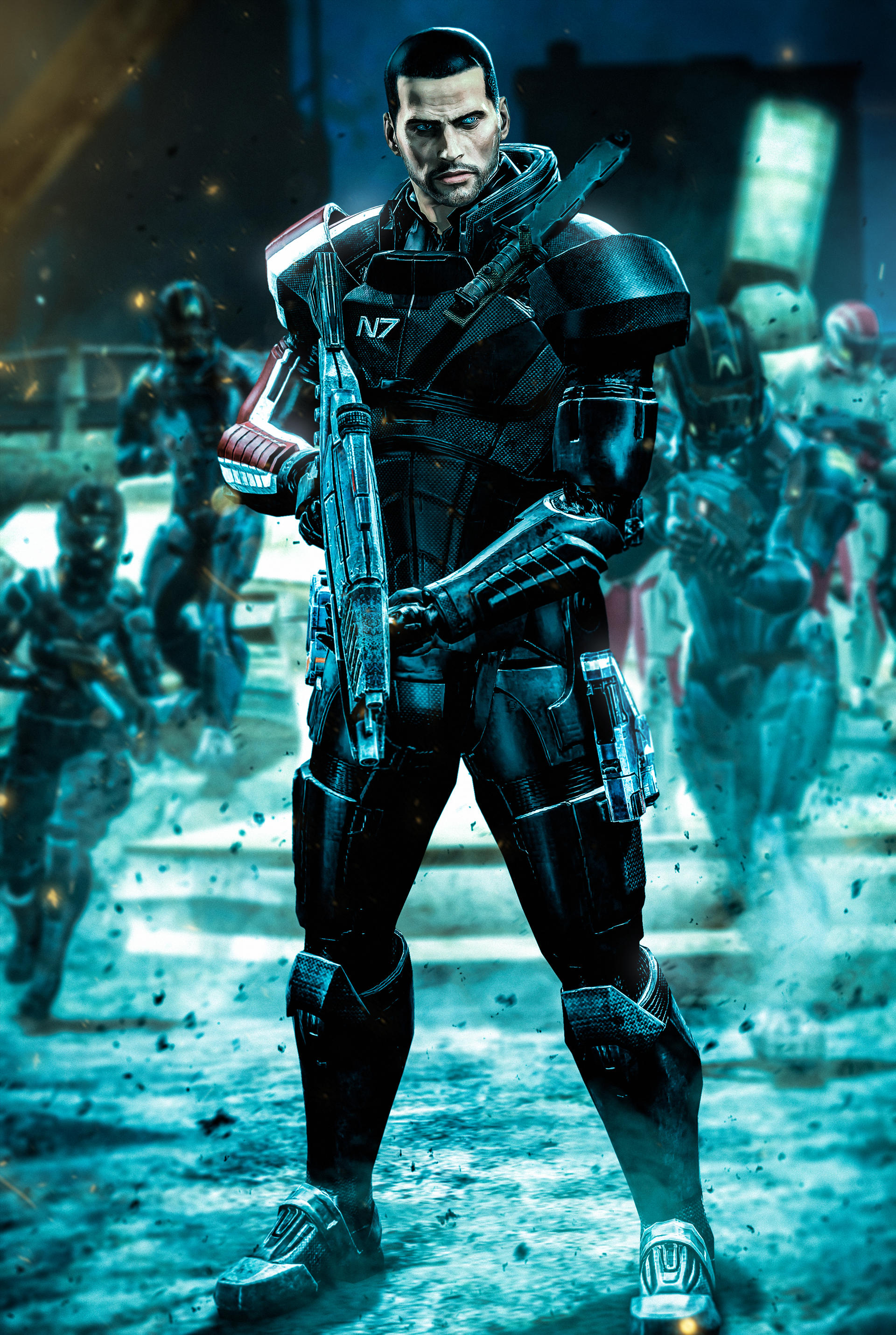 Commander John Shepard (ME3) by LordHayabusa357 on DeviantArt
