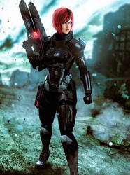 Jane Shepard (Mass Effect 3) by LordHayabusa357