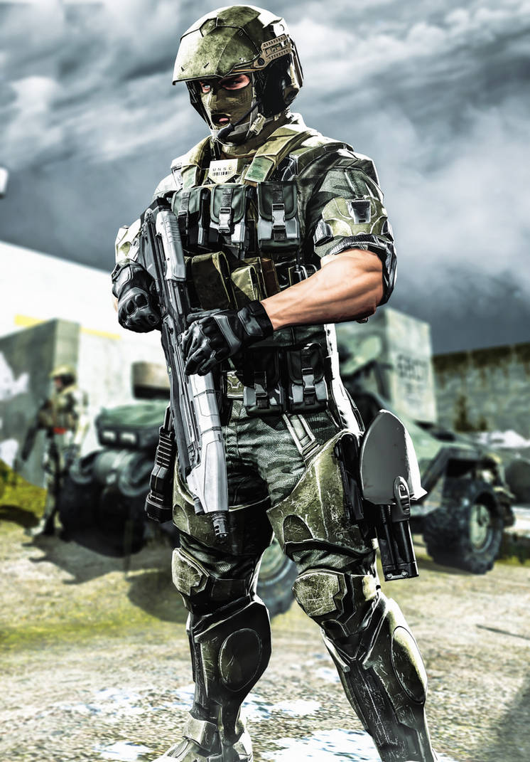 UNSC Marine Sentry (H2A) by LordHayabusa357 on DeviantArt