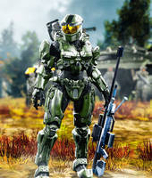 SPARTAN II Female Sniper
