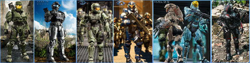 Female SPARTAN Armor Evolution