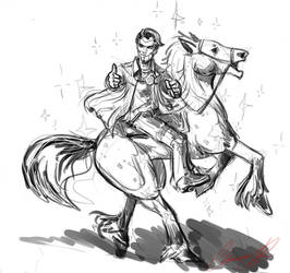 Handsome Jack and Butt Stallion