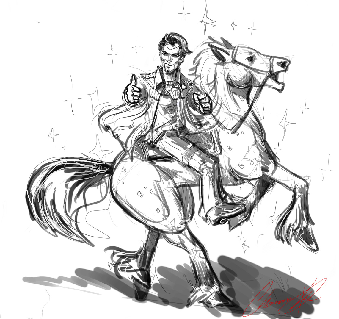 Handsome Jack and Butt Stallion