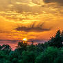 The fiery crown of heaven