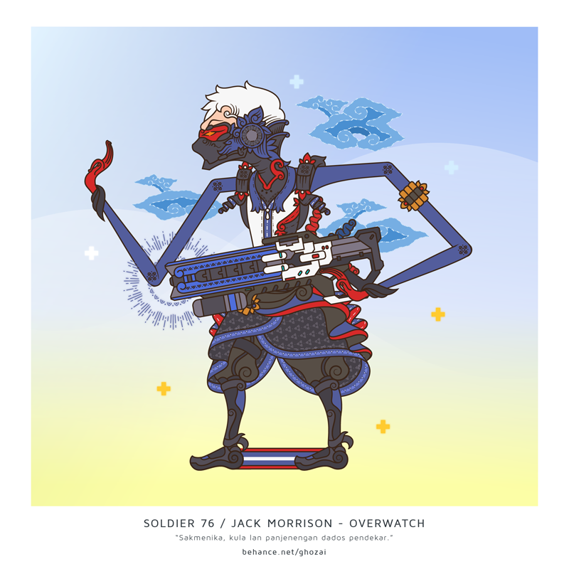Soldier 76 Jack Morrison Wayang By Ghozai On DeviantArt soldier-76-jack-morrison-wayang-by-ghozai-on-deviantart