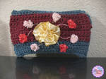 Milda: Crochet Gray Zipper Pouch 05 (WIP) by ChameleonStars