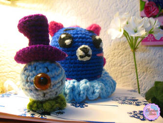 Blue Tororo Puss Makenna: Crochet Amigurumi 03 by ChameleonStars