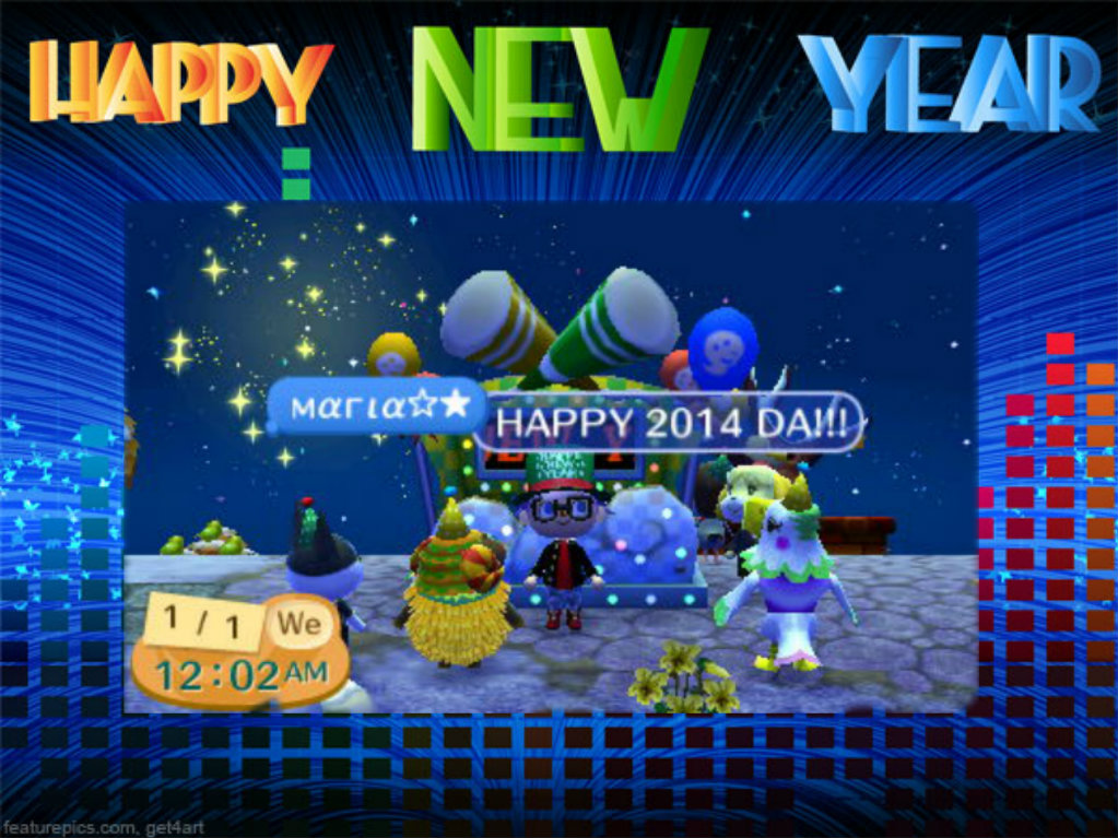 Happy 2014 from ACNL and DeviantART!!!