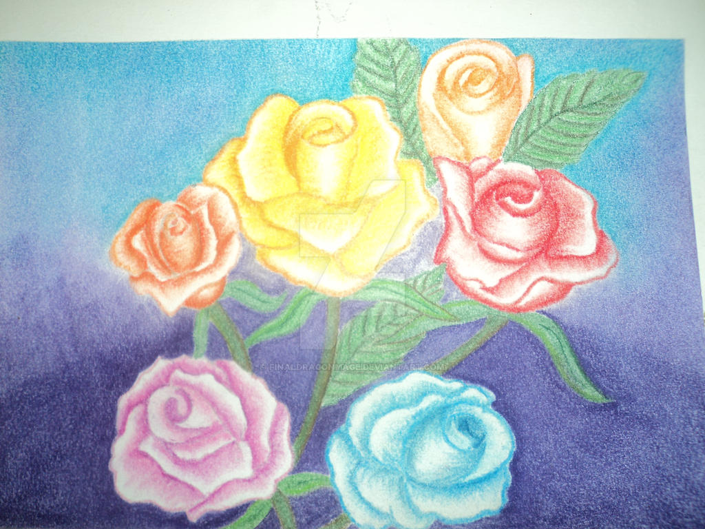 Multiple Drawn Roses Multiple Roses by FinalDragonMage on DeviantArt