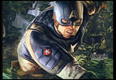 Captain america signature