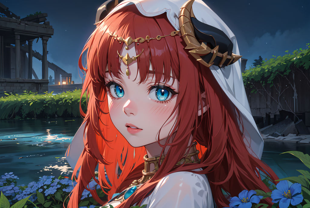 Nilou headshot wallpaper by ONLY4UART on DeviantArt