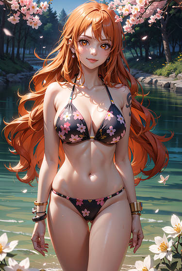 Nami One piece bikini portrait