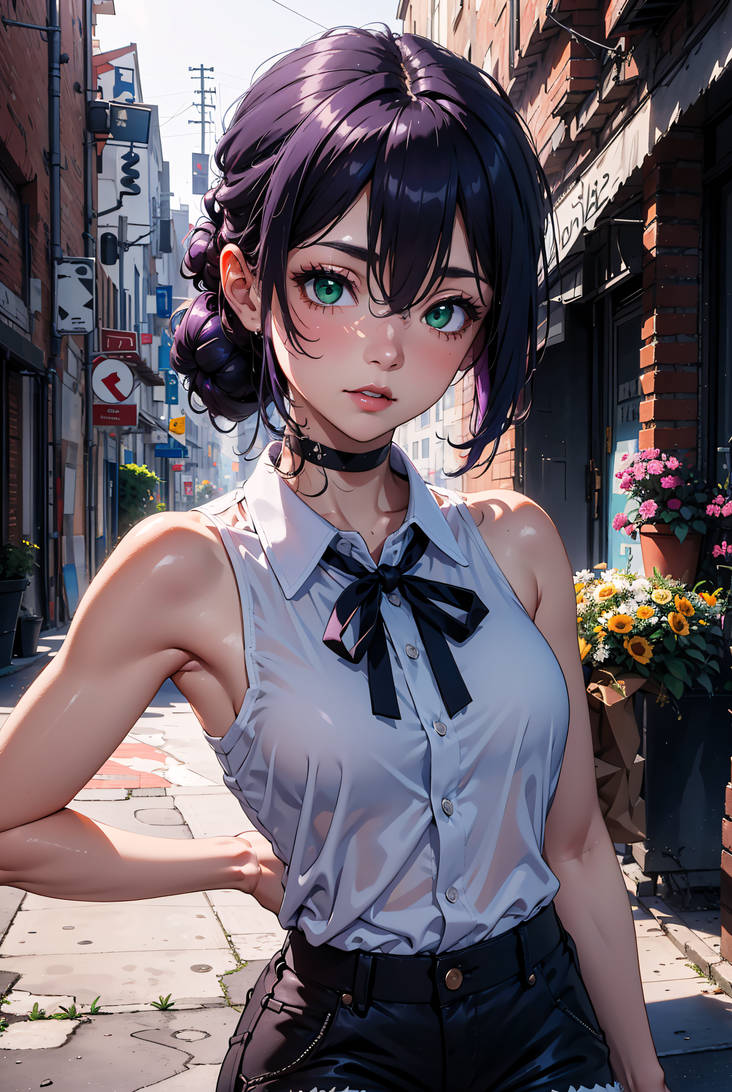 Reze chainsaw man portrait by ONLY4UART on DeviantArt