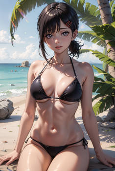 Kobeni bikini portrait