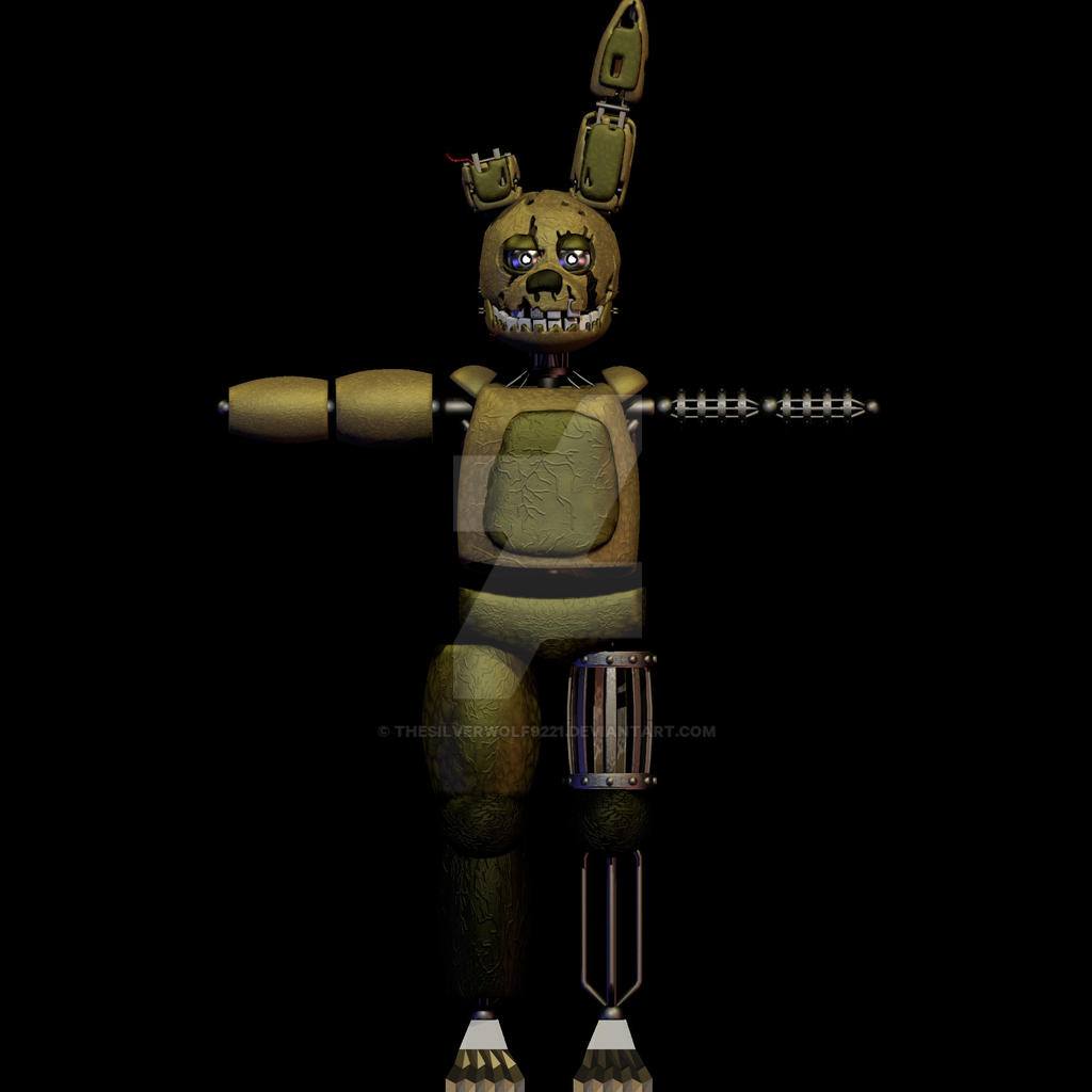 Springtrap update by TheSilverWolf9221 on DeviantArt